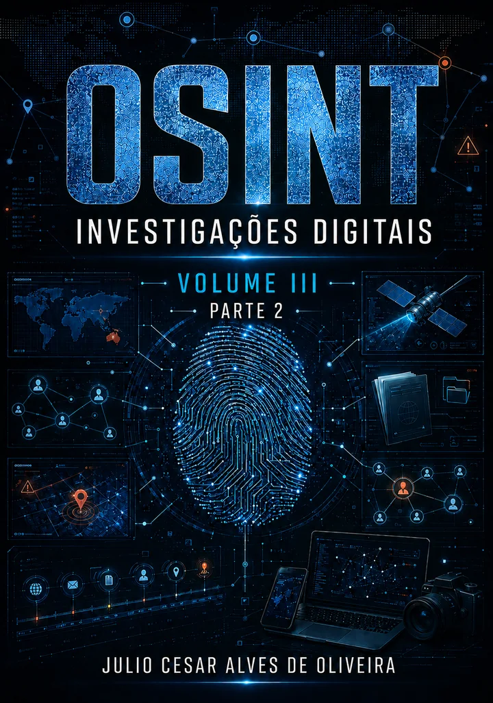 Capa do livro OSINT — Investigações Digitais — Volume III · Parte 2