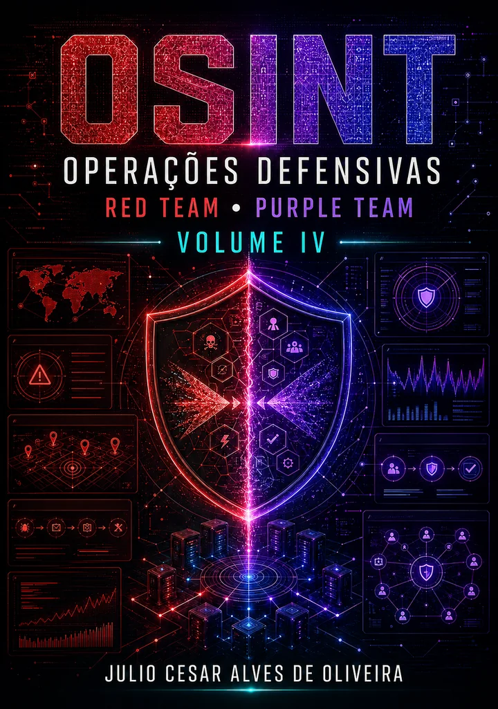 Capa do livro OSINT — Operações Defensivas — Volume IV